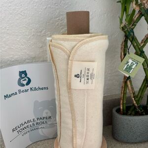 Reusable Paper Towels Includes Wood Stand